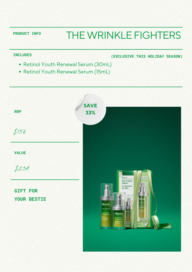Murad CHRISTMAS HOLIDAY Gift Kit - The Wrinkle Fighters