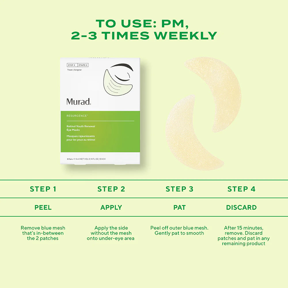 Murad RESURGENCE Retinol Youth Renewal Eye Masks (5 pack)