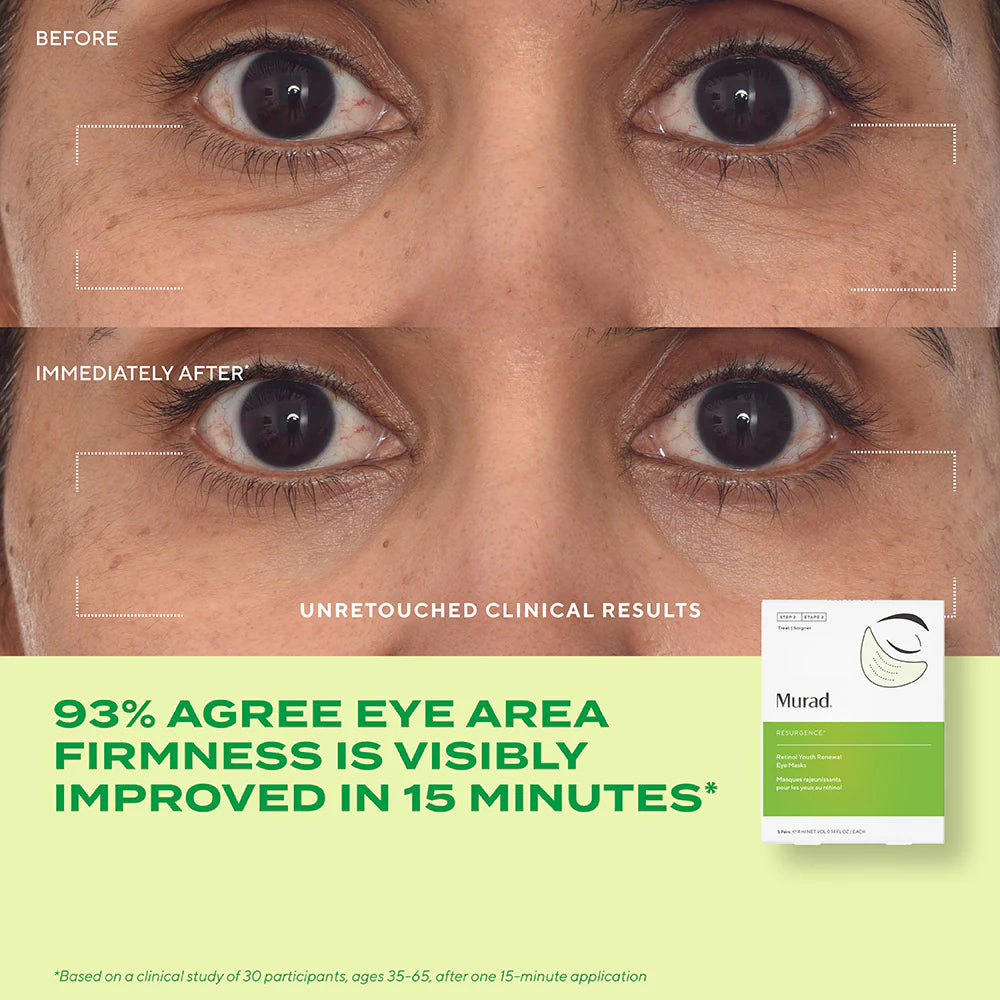Murad RESURGENCE Retinol Youth Renewal Eye Masks (5 pack)